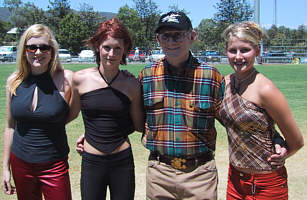 The McClymont Sisters with Allan Tomkins