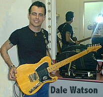 Dale Watson with his Tomkins Guitar