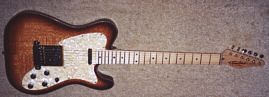 Craig Giles guitar with pearloid pickguard