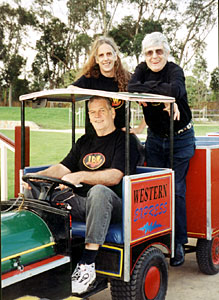 LBW - Warren, Laurie, (standing) Bernie (seated)